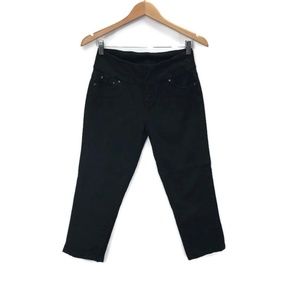 Jag Jeans Women's 4 High Rise Straight Crop Pullon